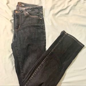 Dark wash bootcut jeans
